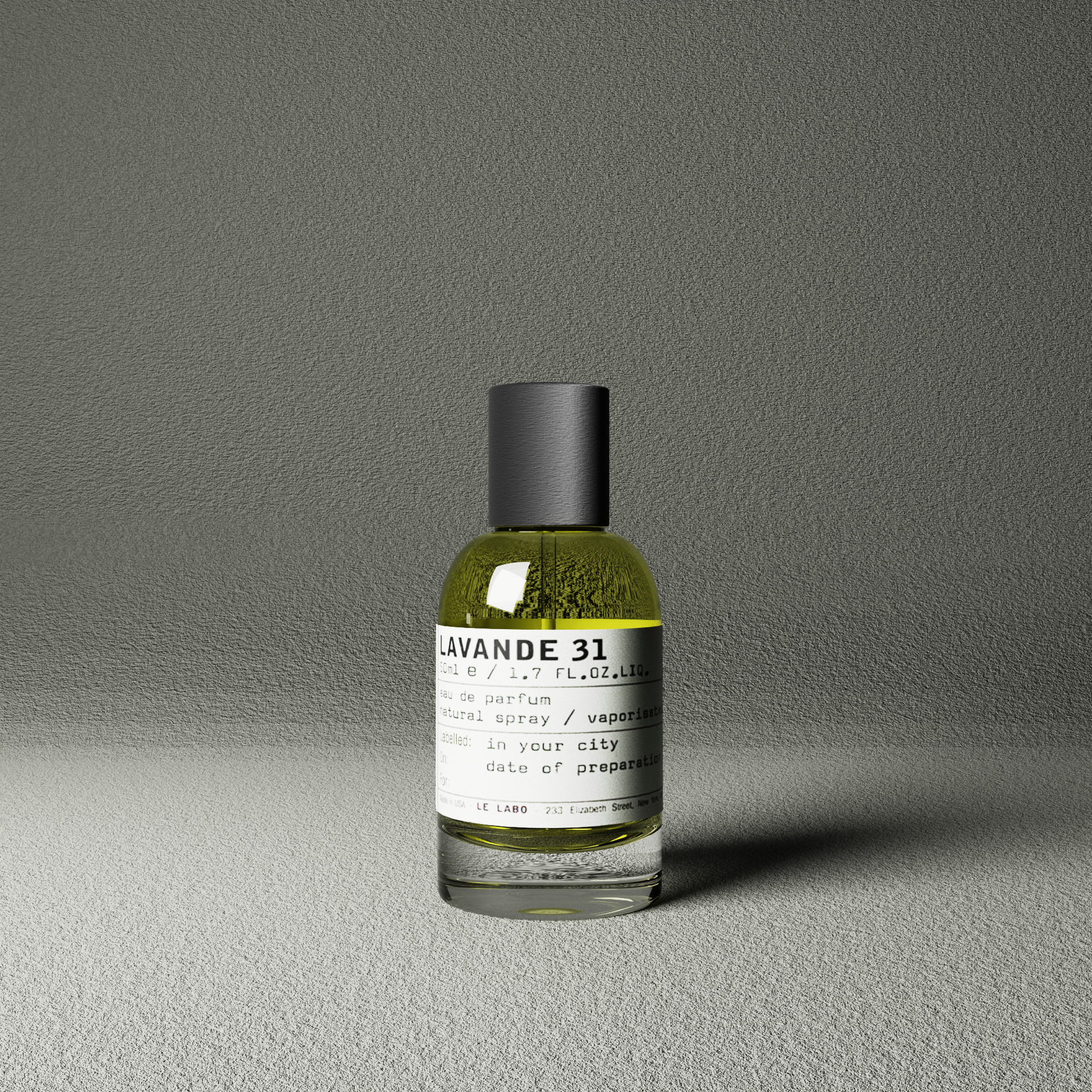 Le Labo Lavande 31 studio render